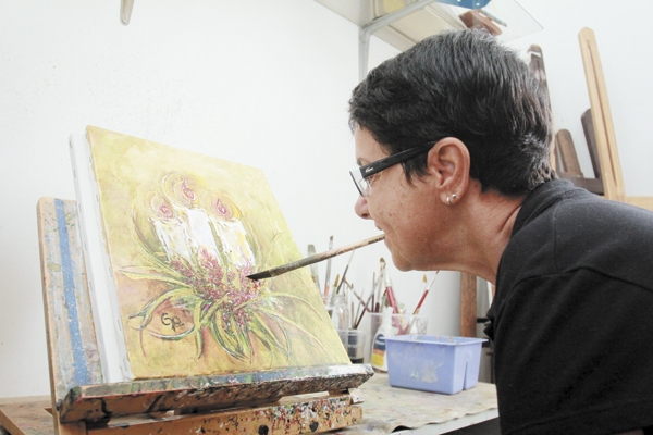 Artista francana tem presença ativa na vida cultural da cidade
